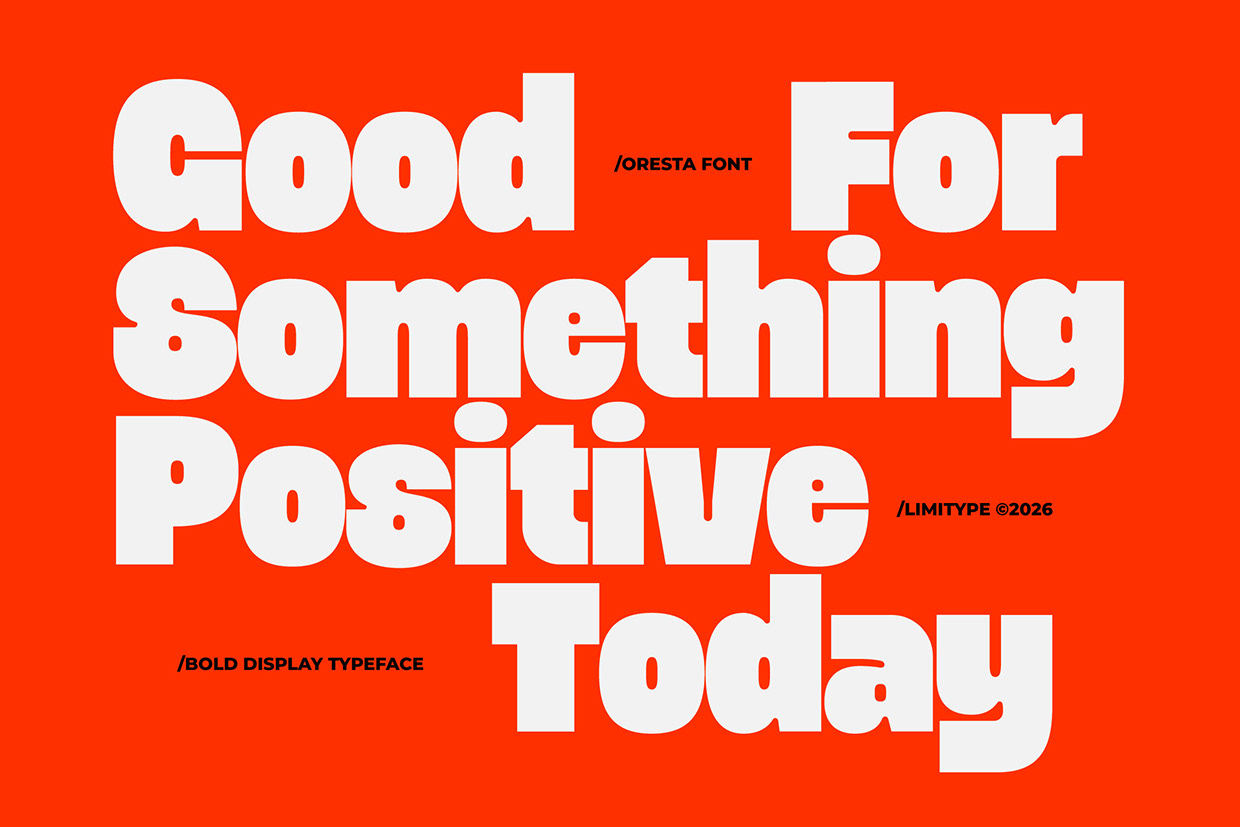 Oresta - Bold Display Font Image 3