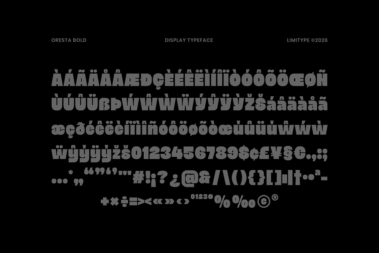 Oresta - Bold Display Font Image 9
