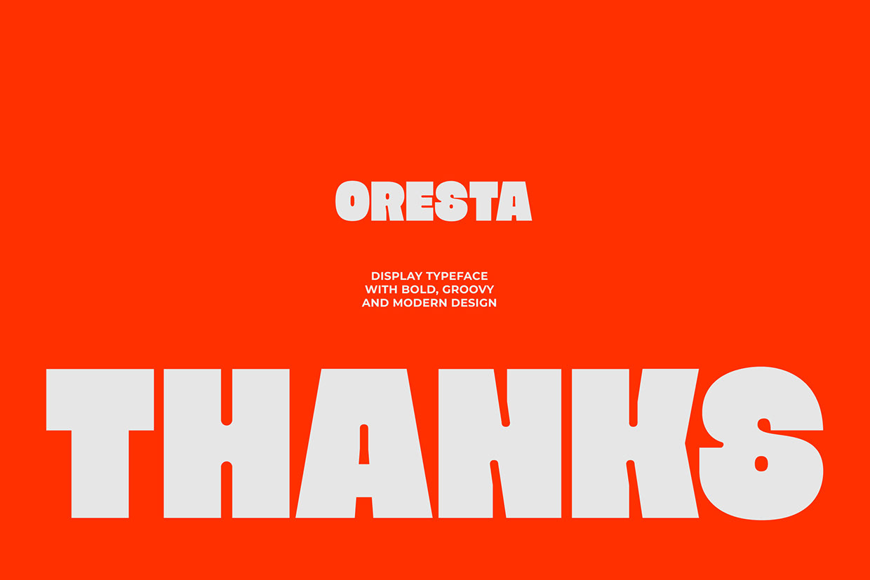 Oresta - Bold Display Font Image 10