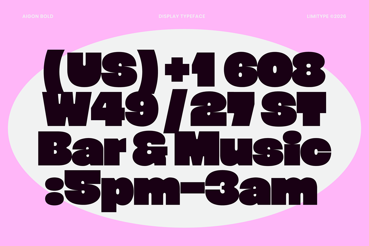Aigon - Bold Display Font Image 4