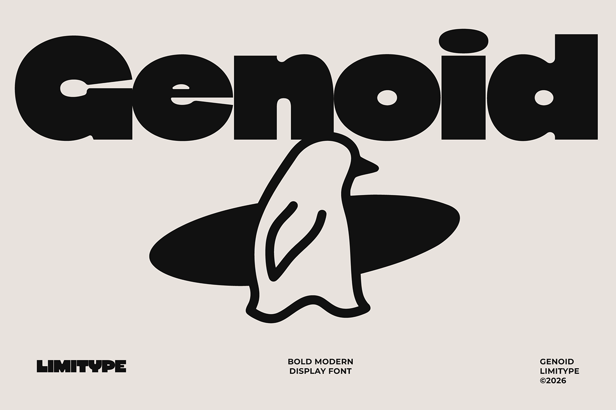 Genoid - Bold Display Font
