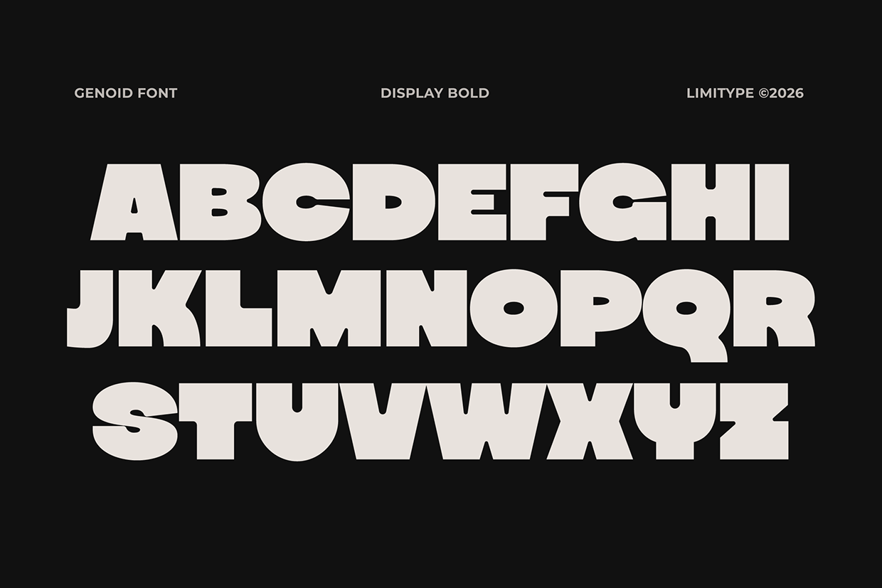 Genoid - Bold Display Font Image 7