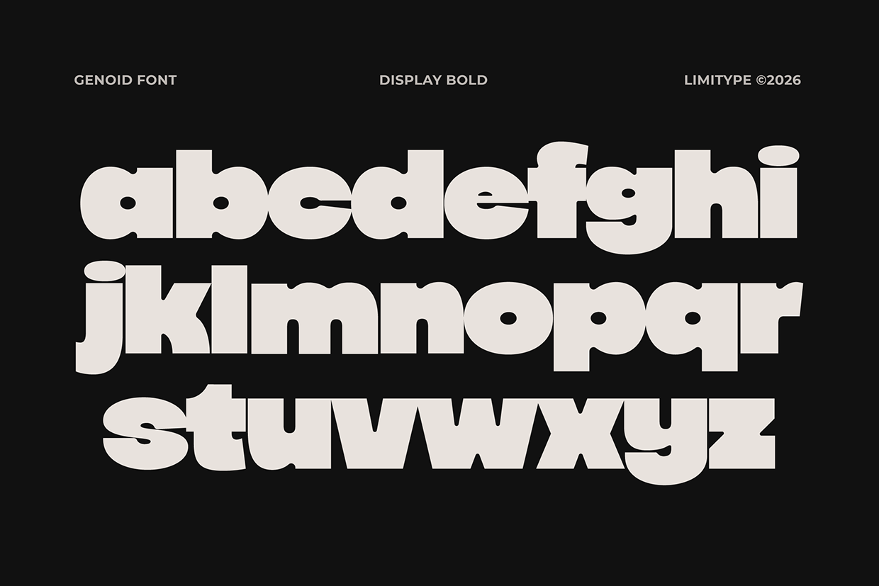 Genoid - Bold Display Font Image 8