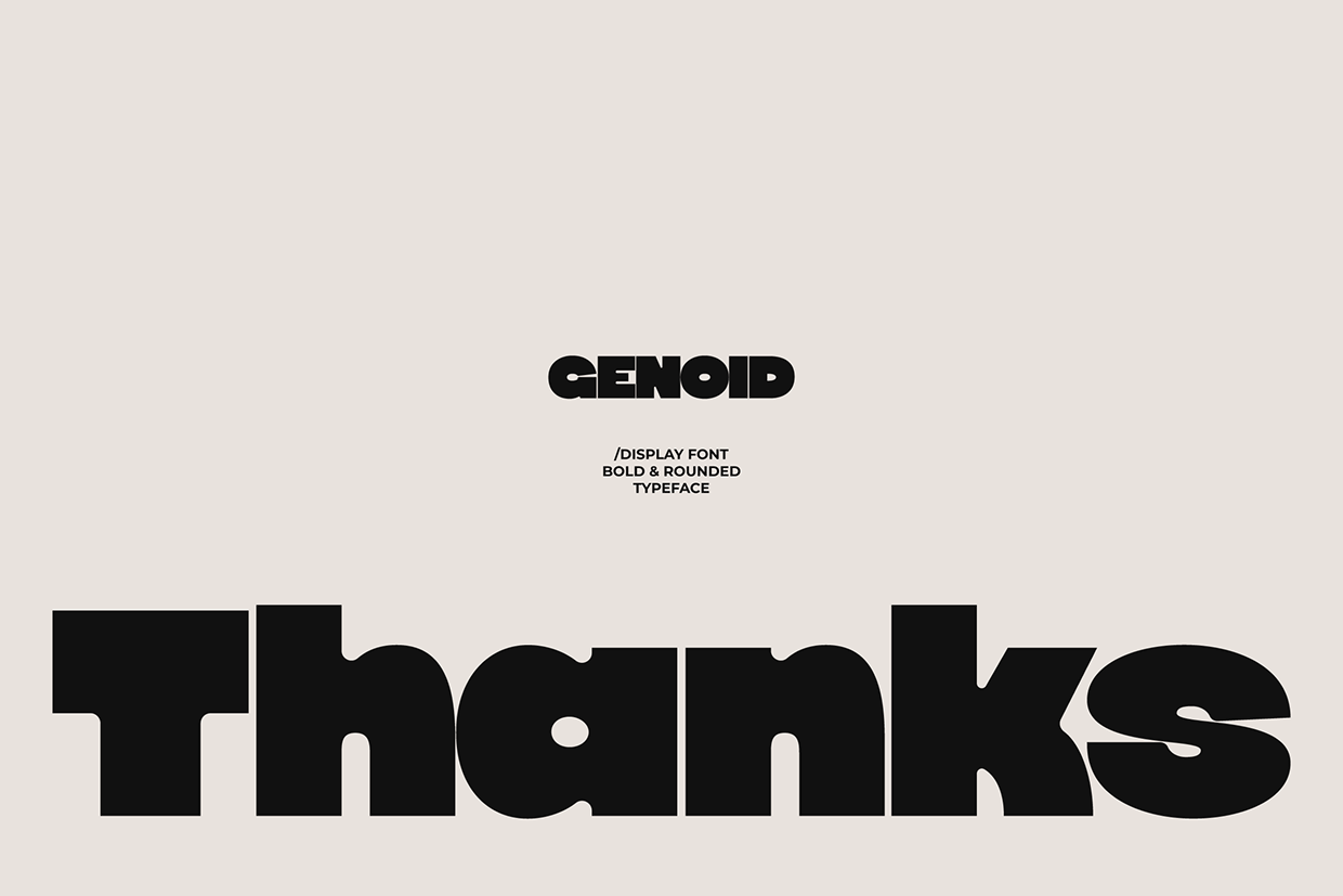 Genoid - Bold Display Font Image 10