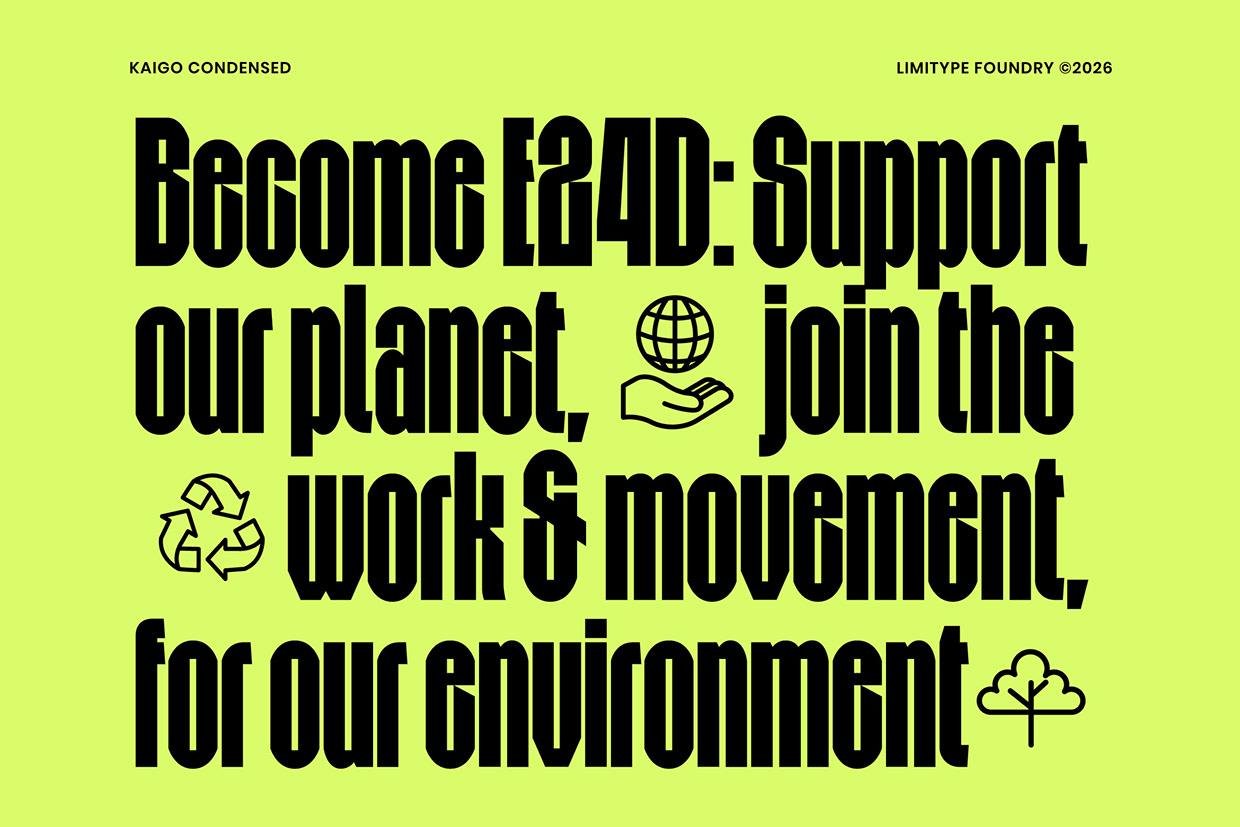 Kaigo - Bold Condensed Font Image 6