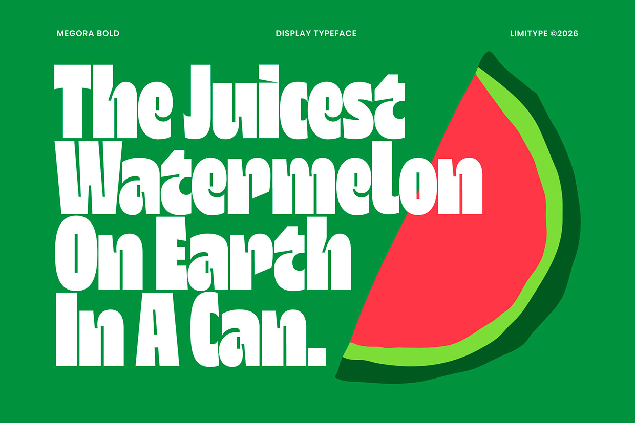 Megora - Bold Inktrap Font Image 2