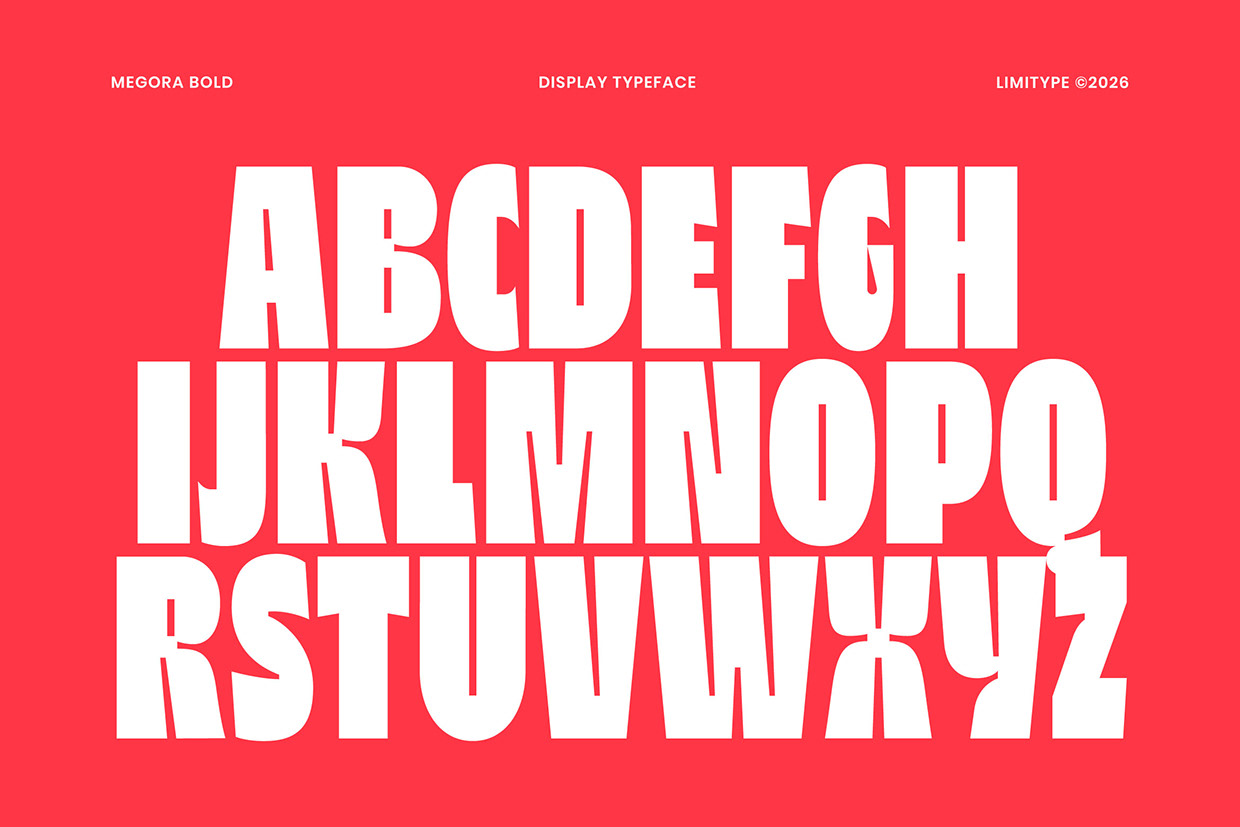 Megora - Bold Inktrap Font Image 6
