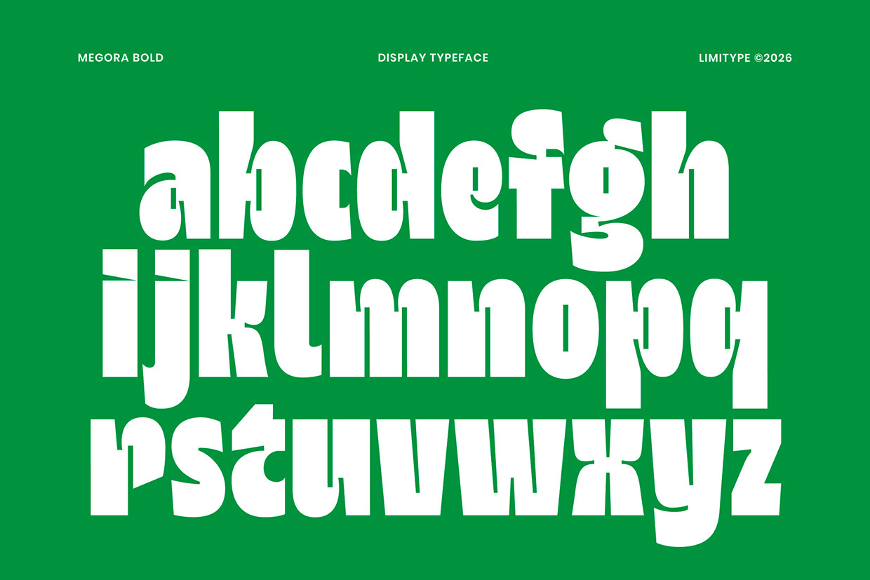 Megora - Bold Inktrap Font Image 7