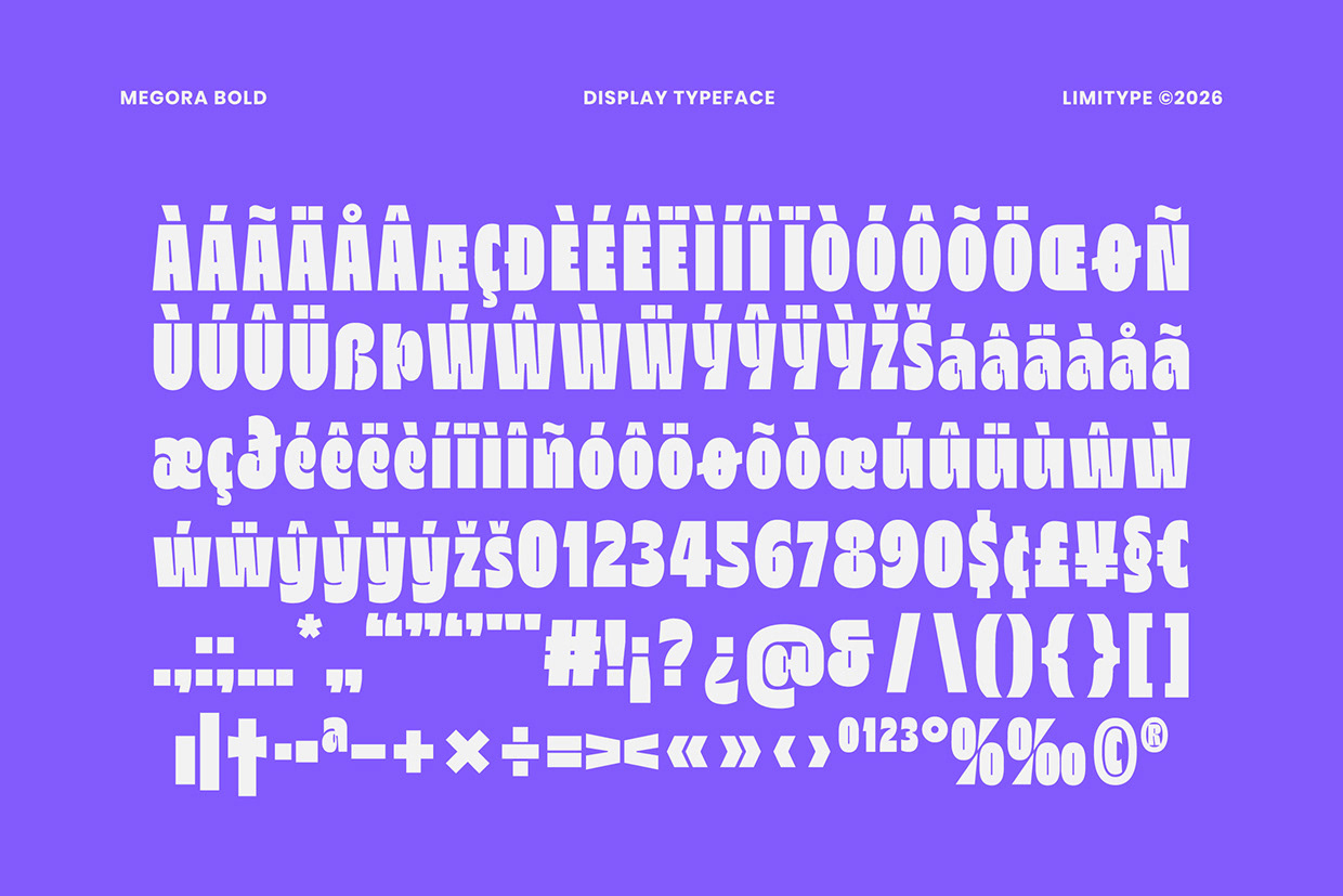 Megora - Bold Inktrap Font Image 9