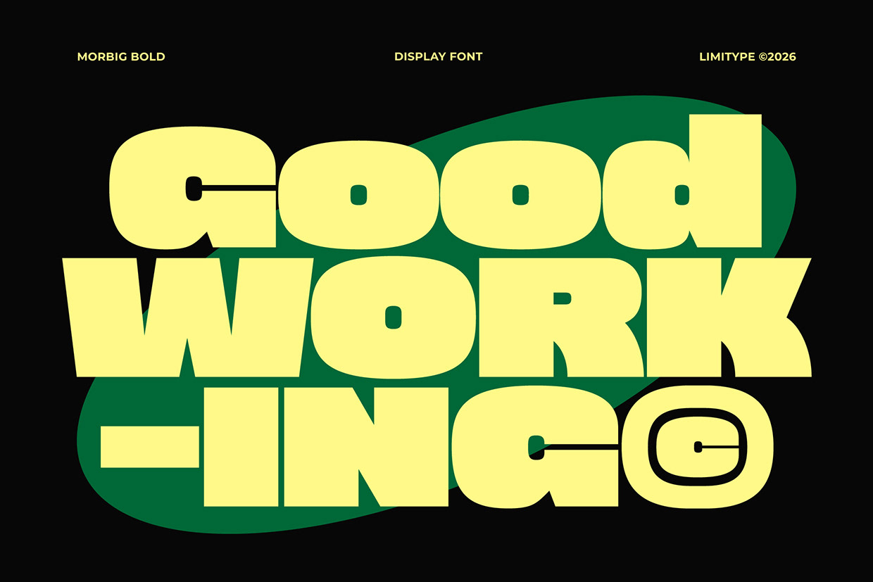 Morbig - Bold Display Font Image 0