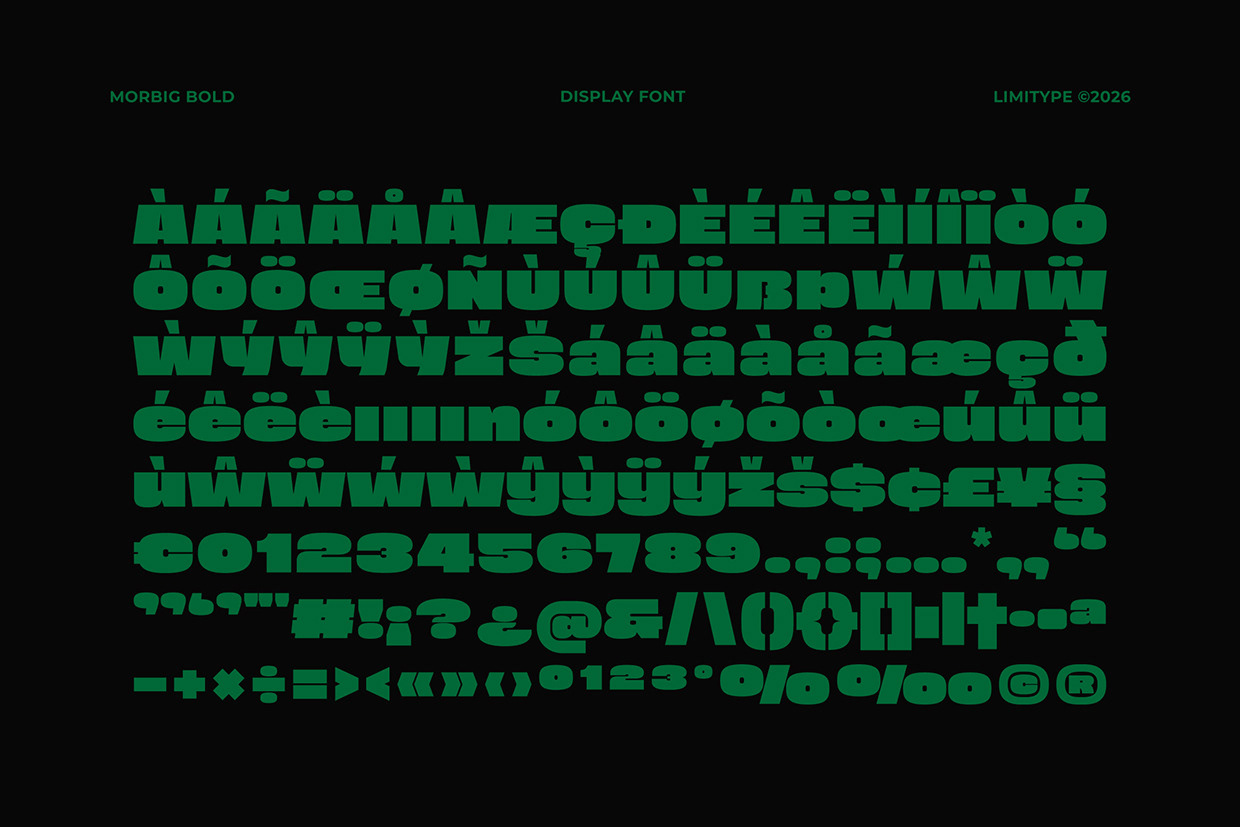 Morbig - Bold Display Font Image 9