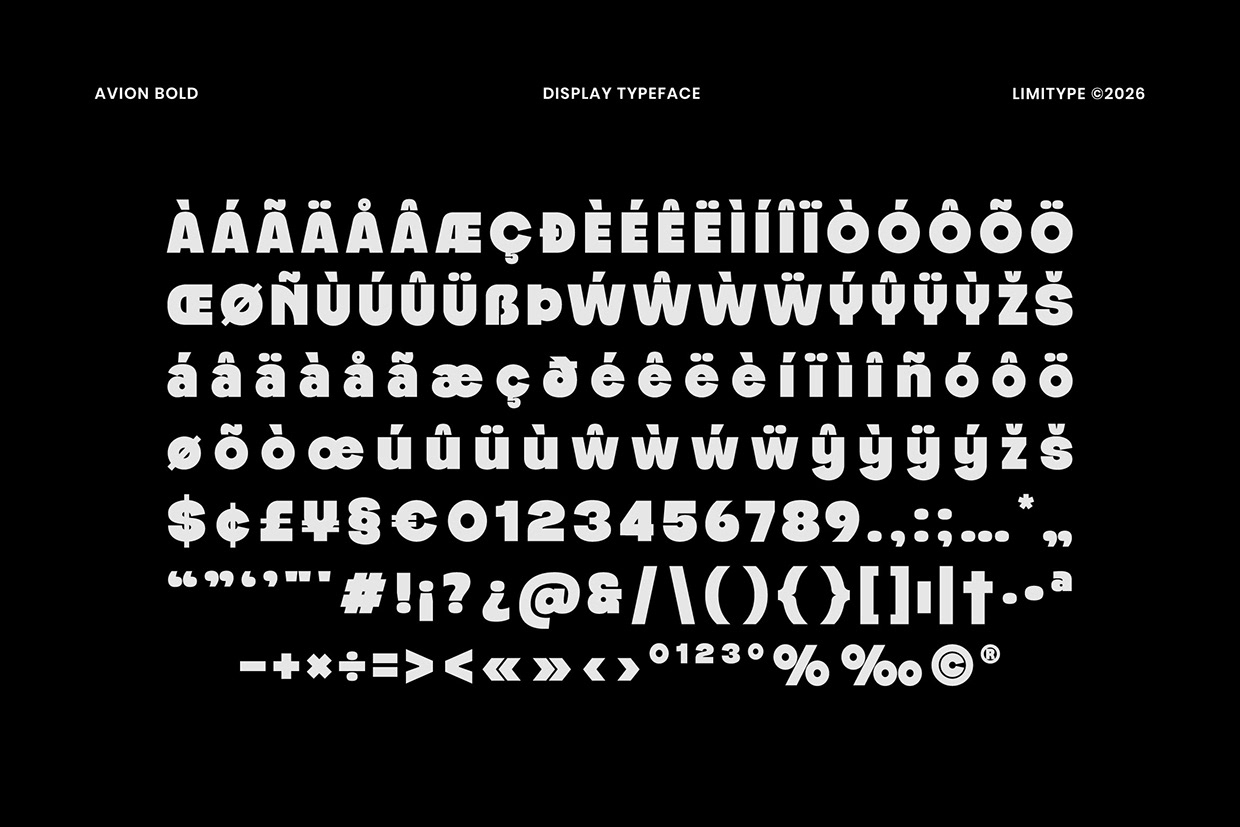 Avion - Modern Bold Font Image 7