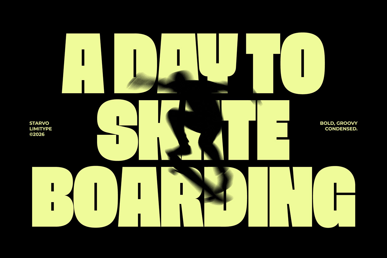 Starvo - Bold Condensed Font Image 0