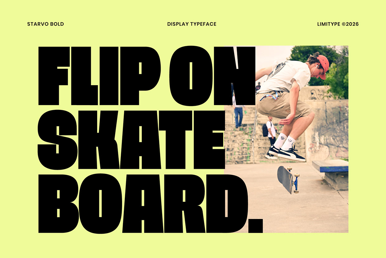 Starvo - Bold Condensed Font Image 3