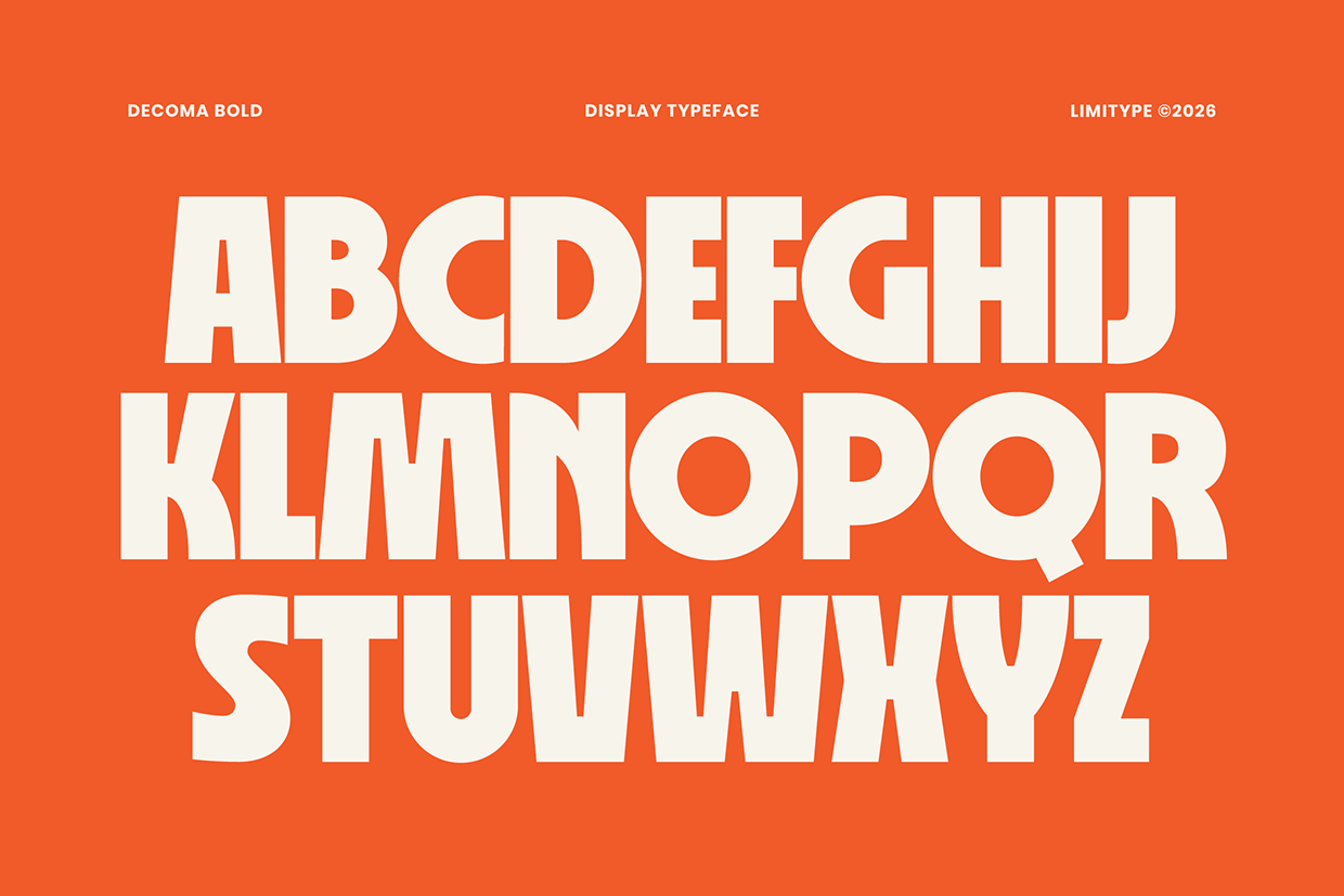 Decoma - Bold Geometric Font Image 7