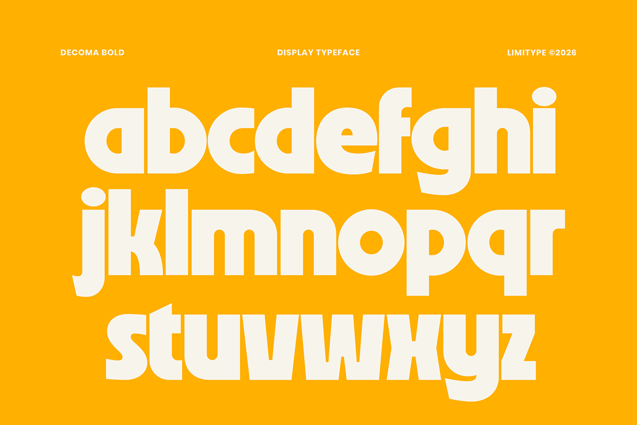 Decoma - Bold Geometric Font Image 8