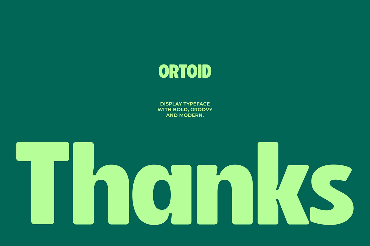 Ortoid - Bold Display Font Image 8