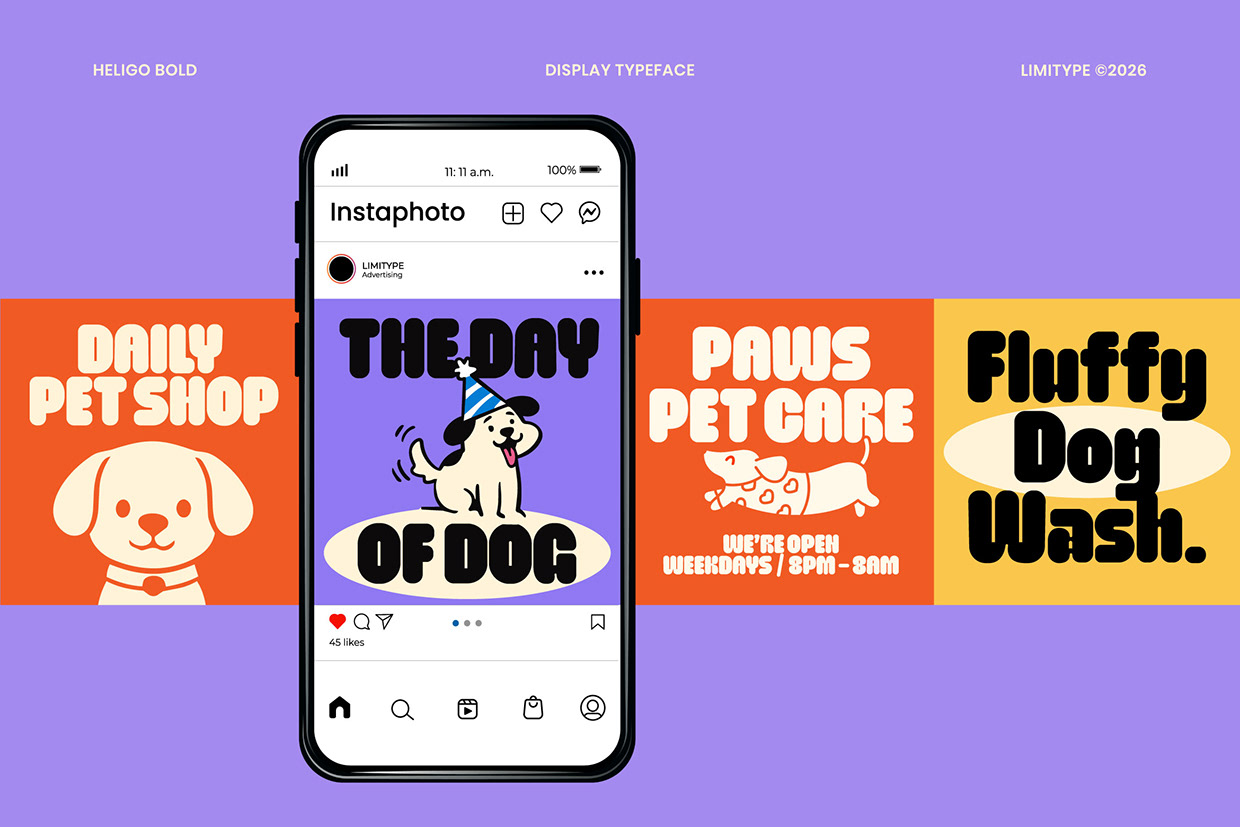 Heligo - Bold Rounded Font Image 2