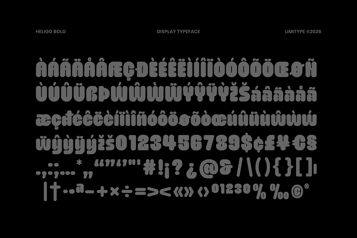 Heligo - Bold Rounded Font Image 7