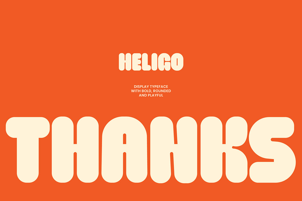 Heligo - Bold Rounded Font Image 8
