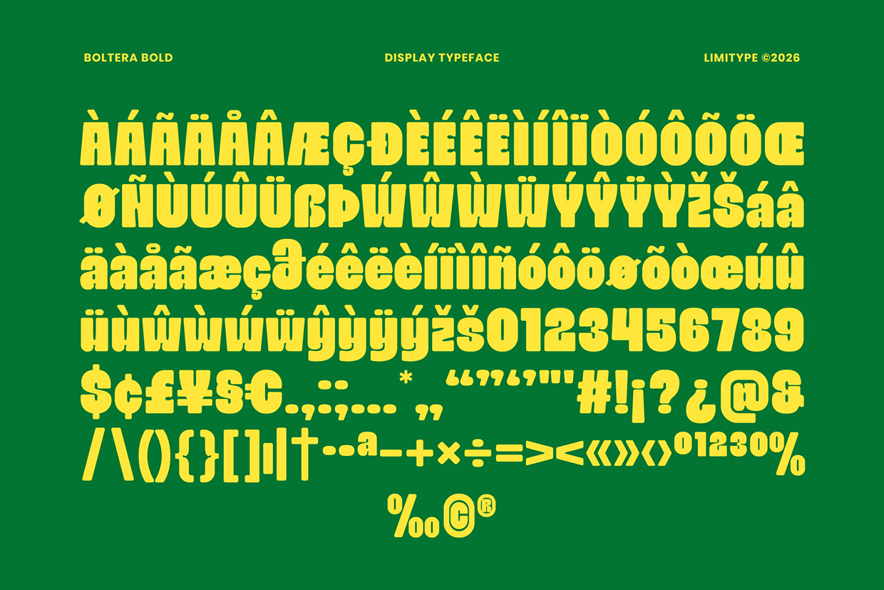 Boltera - Bold Display Font Image 7