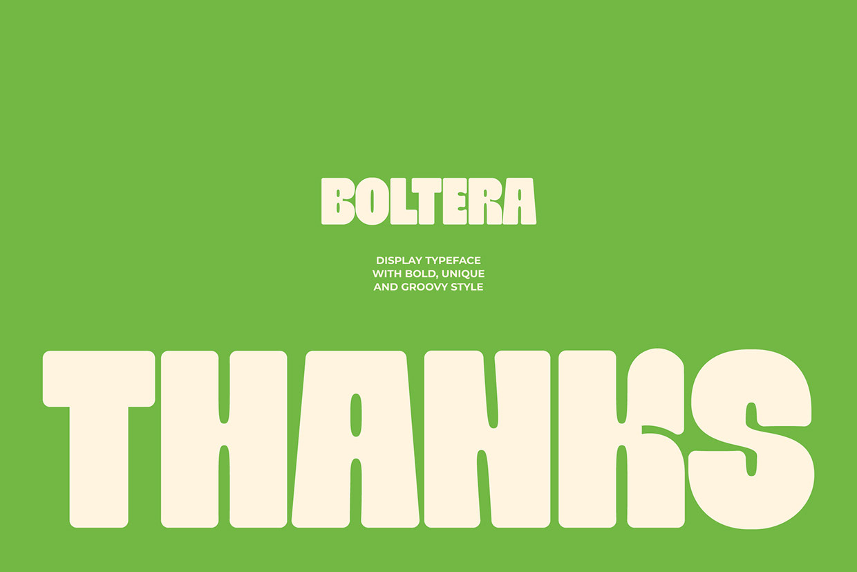 Boltera - Bold Display Font Image 8
