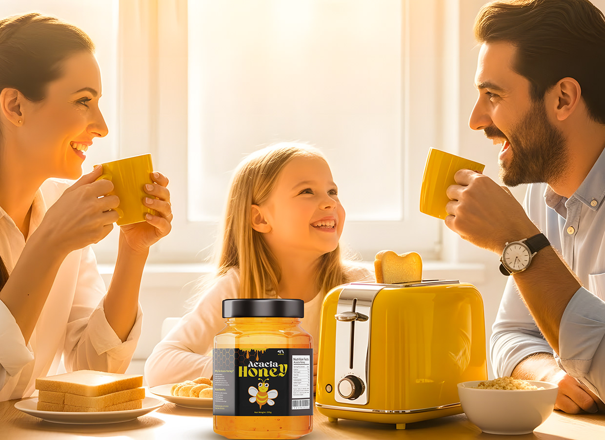 Acacia Honey Jar Packaging Design Image 0