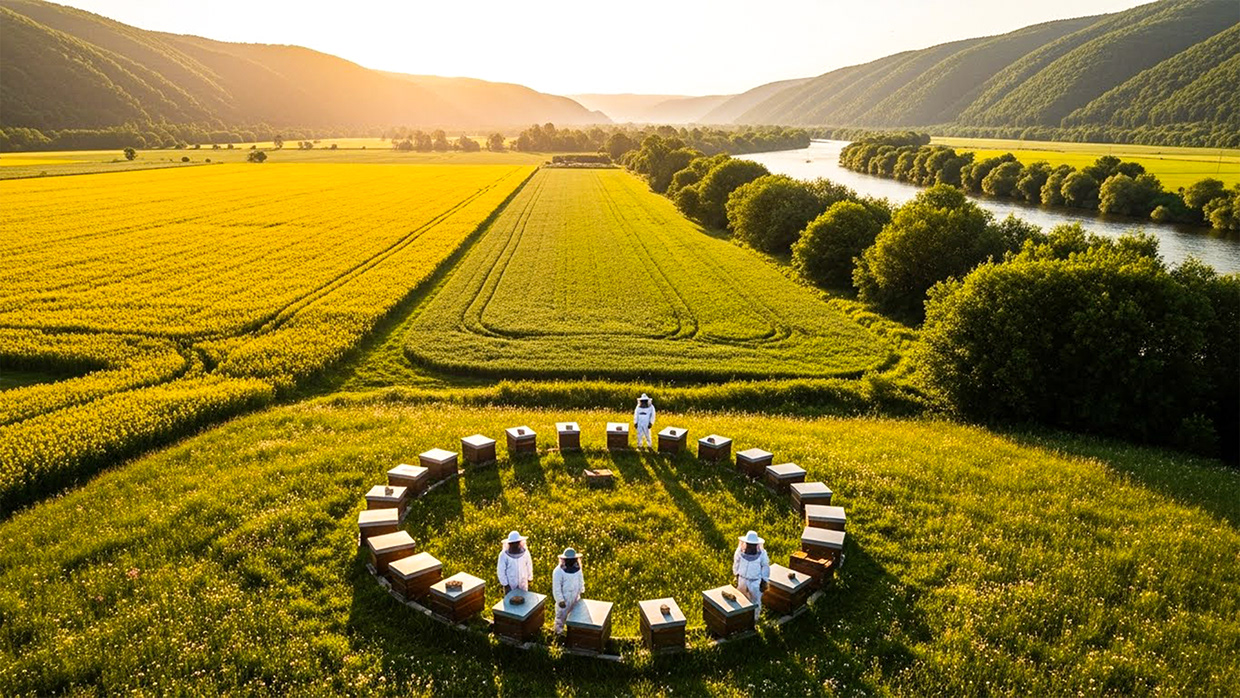 Acacia Honey Jar Packaging Design Image 5