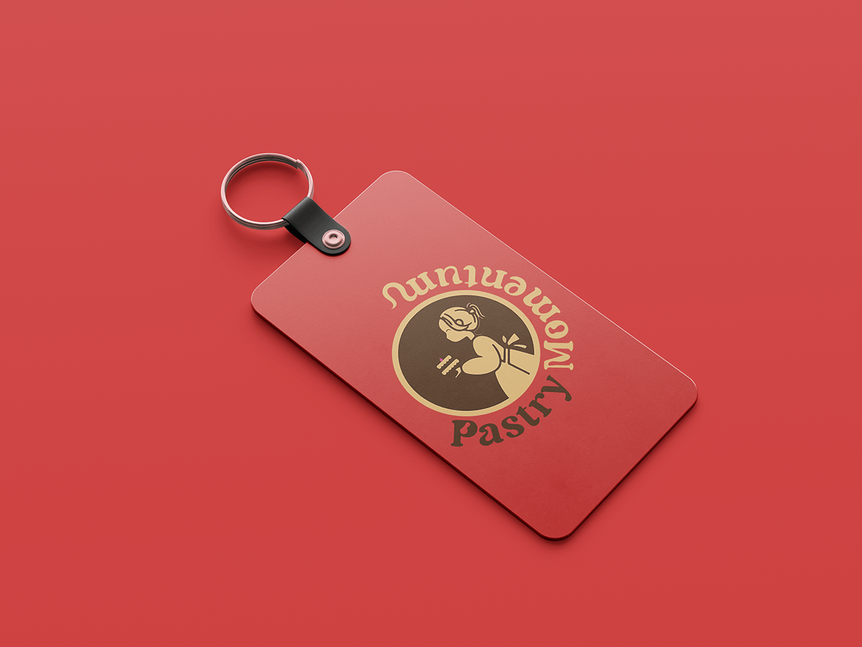 Pastry Momentum logo and mockups Image 0
