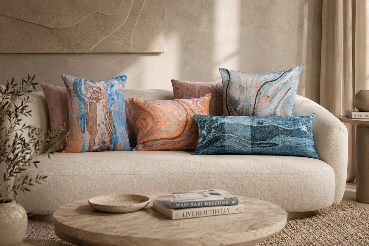 Fondue Couleur- Cushions and rugs Image 0