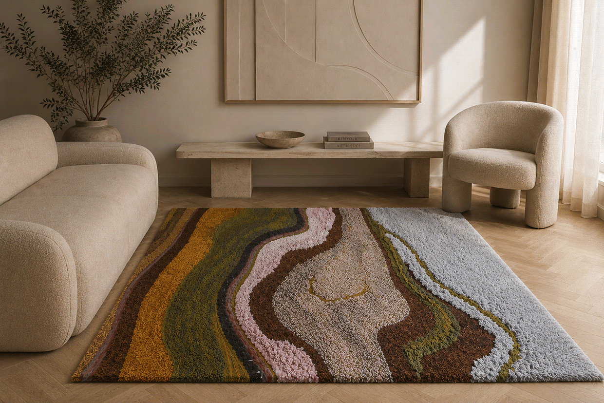 Fondue Couleur- Cushions and rugs Image 1