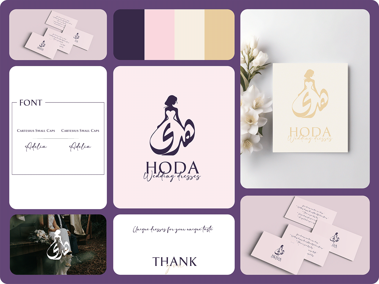 Hoda | Luxury Bridal Brand Identity Image 6