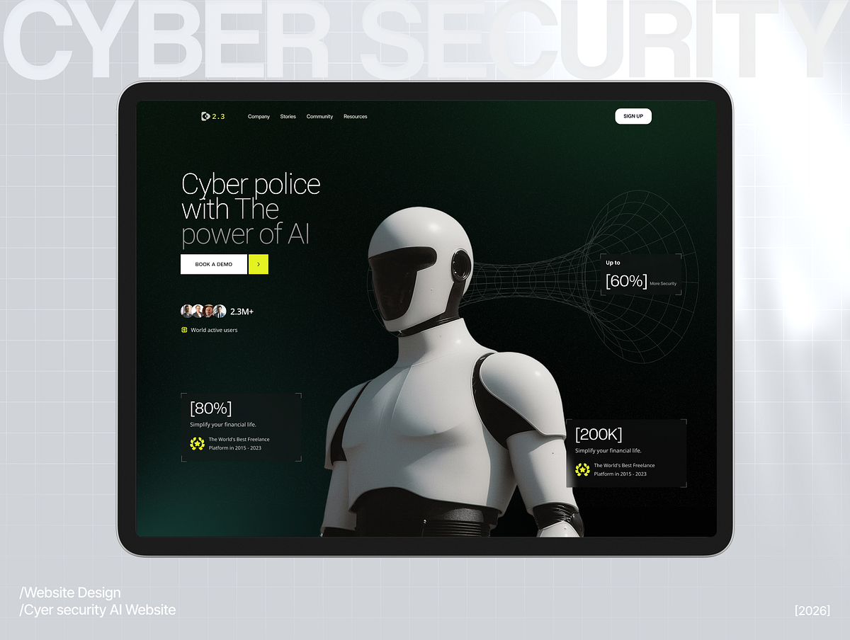 Cyber Security SaaS Website - Two point 3 Image 0