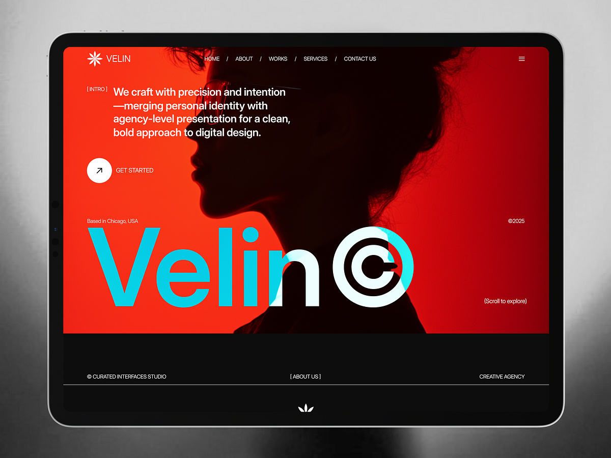 Velin - Modern Portfolio Website UI