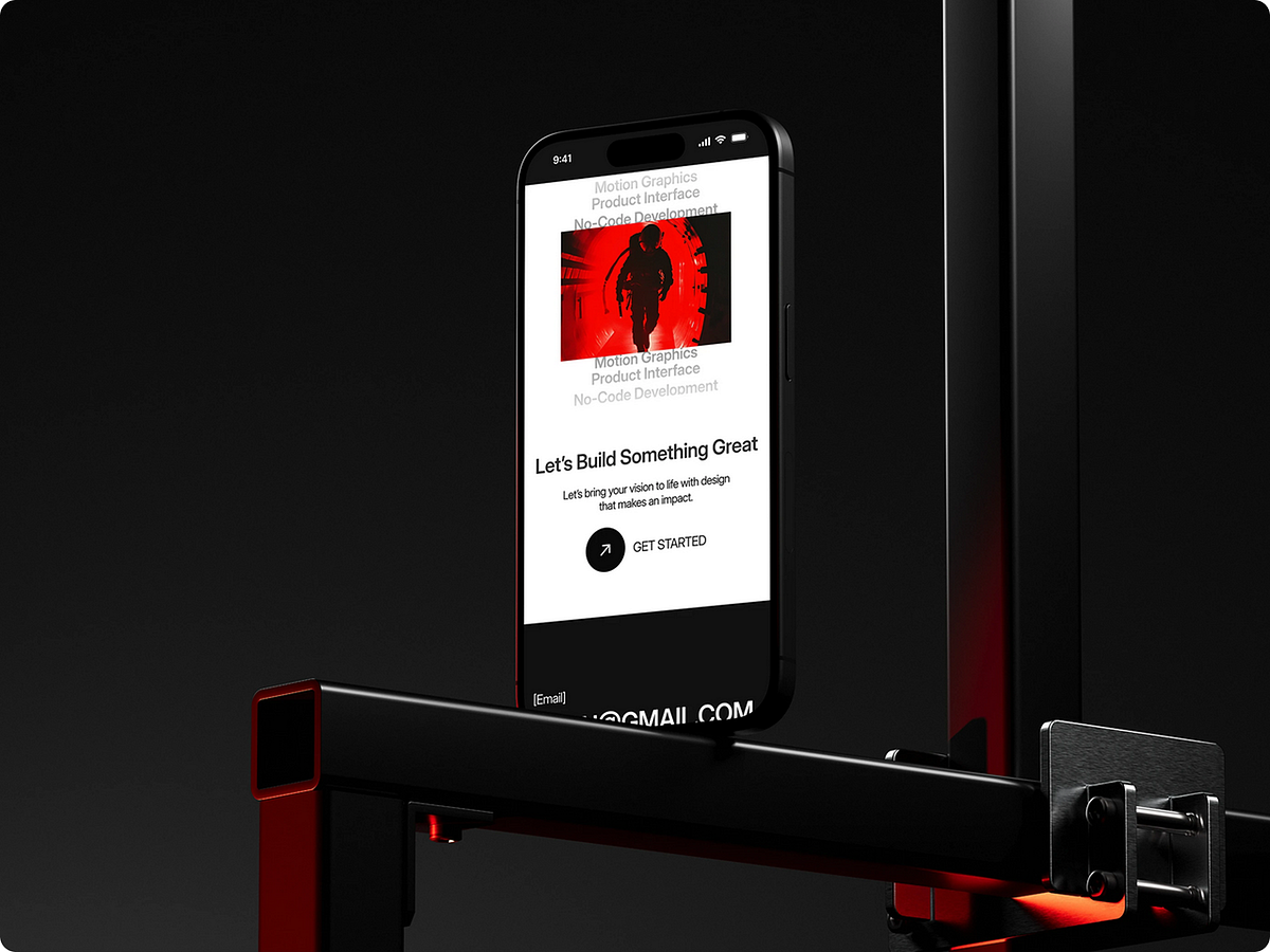 Velin - Modern Portfolio Website UI Image 1