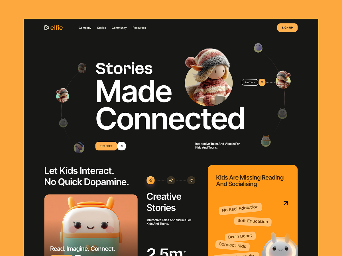 Elfie - Where Stories Bring Kids Together