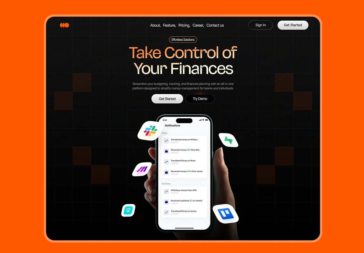 Corso - Finance Management UI Image 0