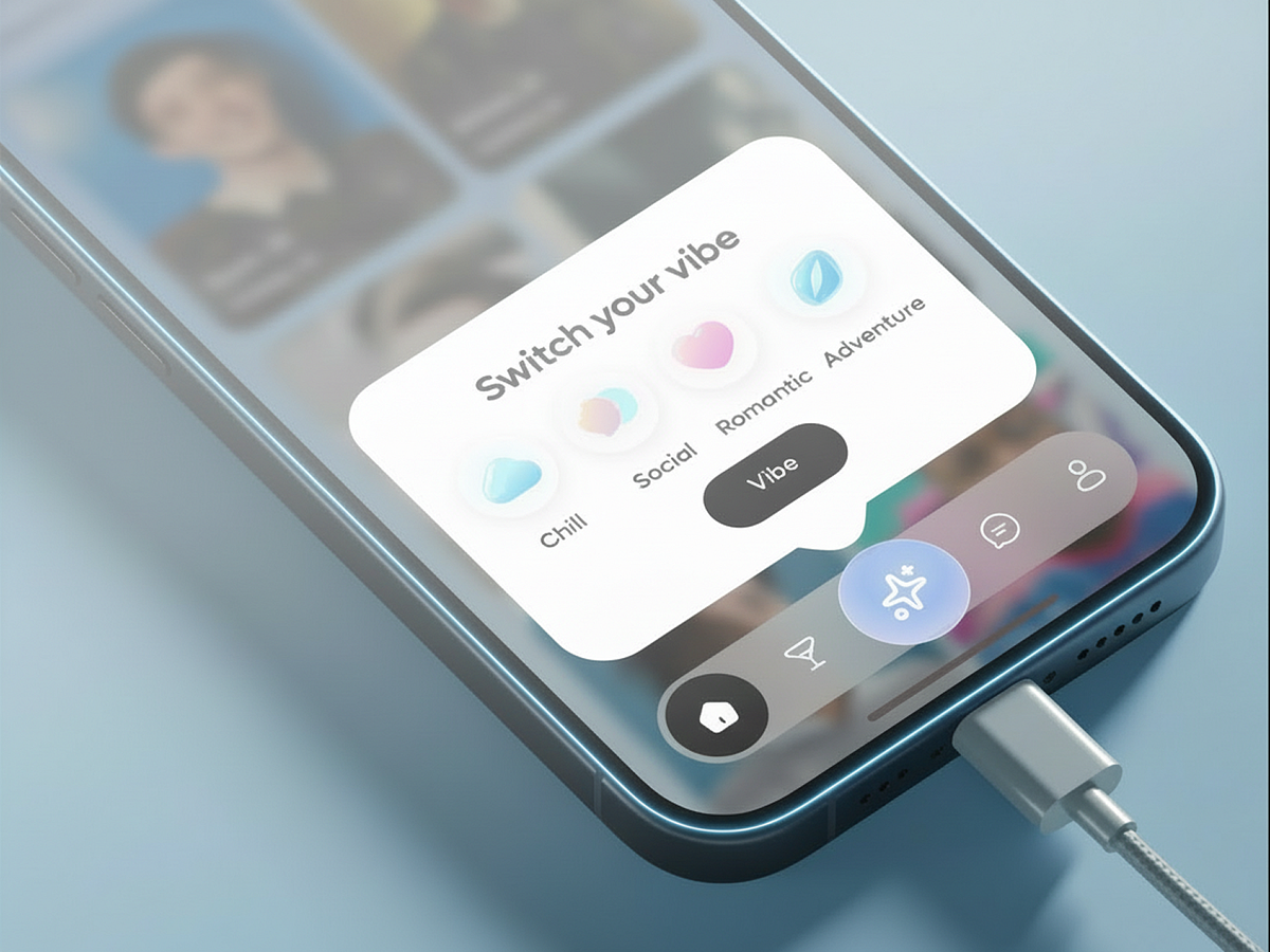 Mobile App Design UI UX Redesign Bump Community Dating App Image 1