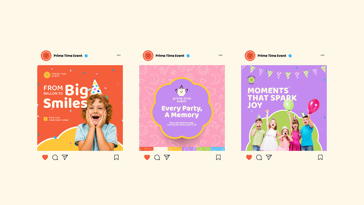 Prime Time Event | Brand Identity Image 13