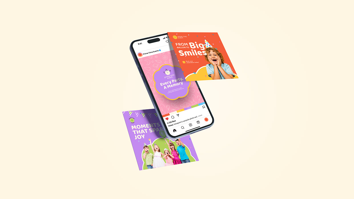 Prime Time Event | Brand Identity Image 15