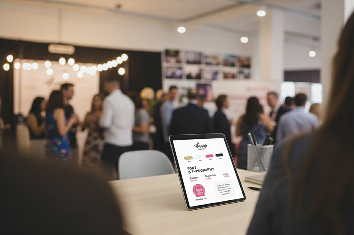 Brand Style design for Happy Moments Booth Image 1