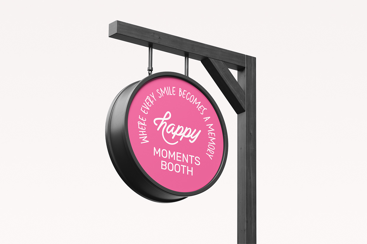 Brand Style design for Happy Moments Booth Image 6