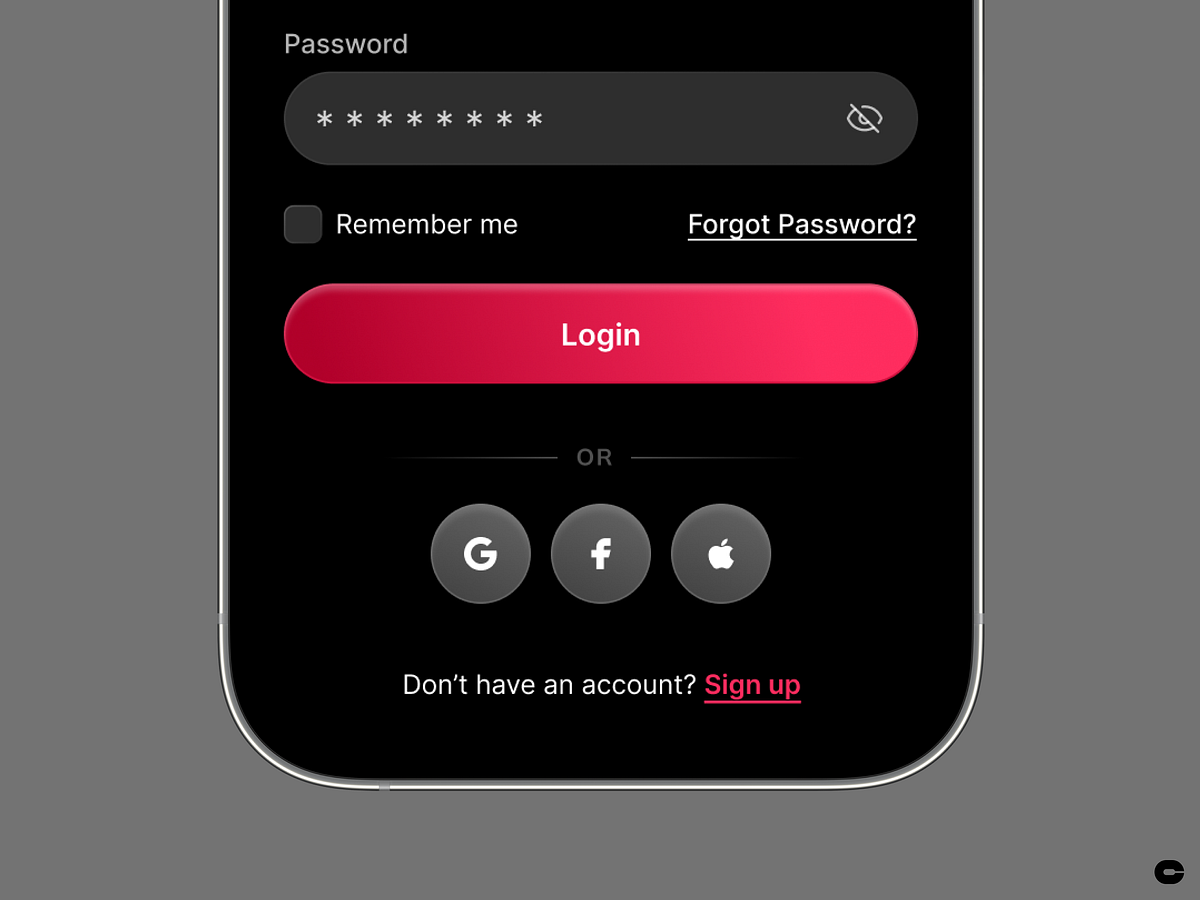 StudyUp — Online Course App UI | Onboarding & Login Flow Image 0