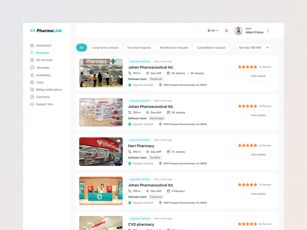 PharmaLink — Healthcare Staffing & Shift Management Platform