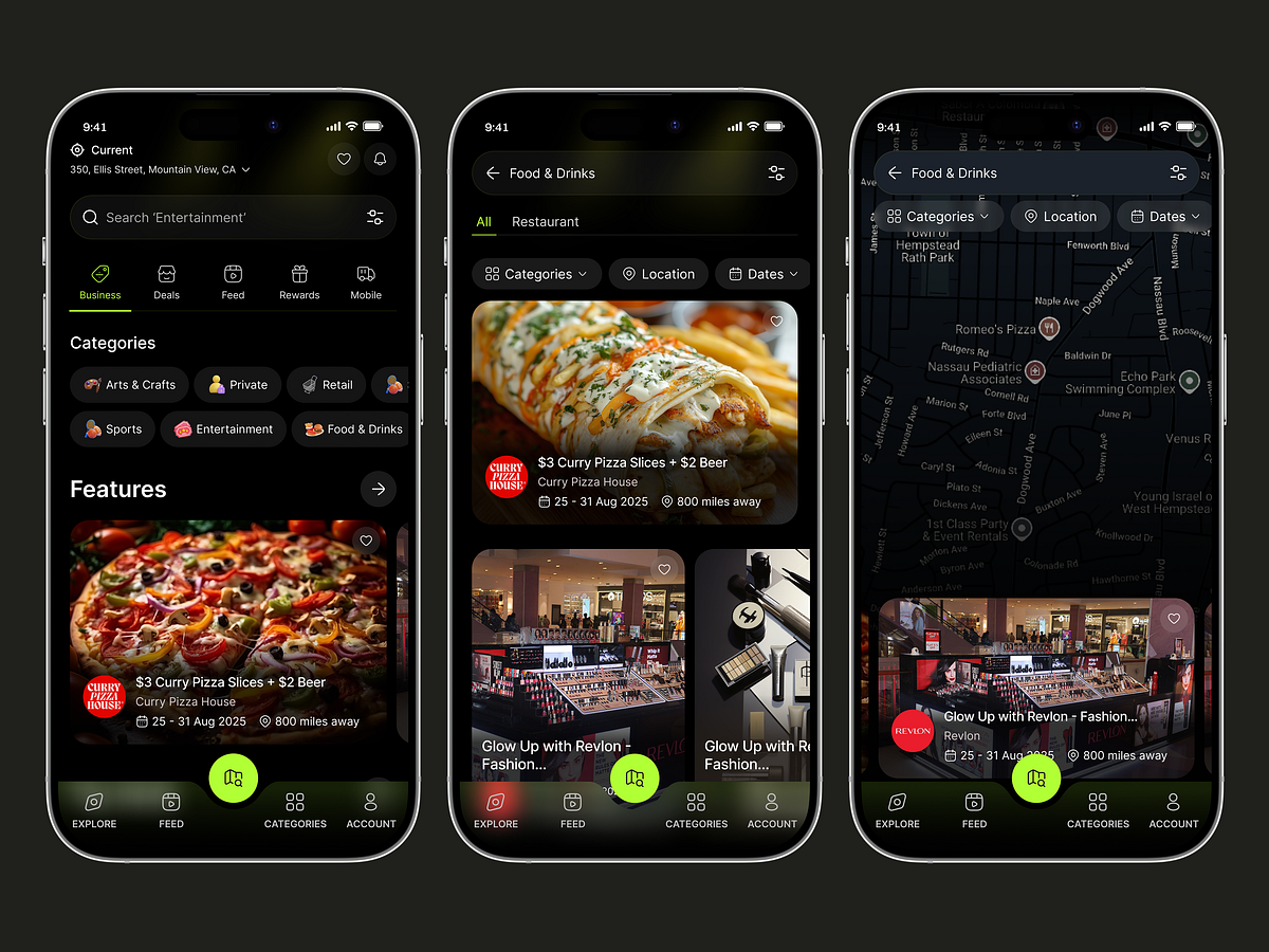 Local Discovery Mobile App | Business & Event Finder