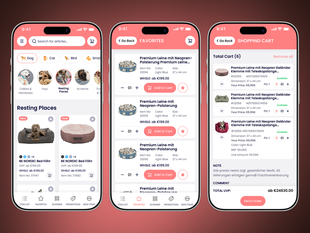 PawMart – Pet Store Mobile App | E-commerce UI
