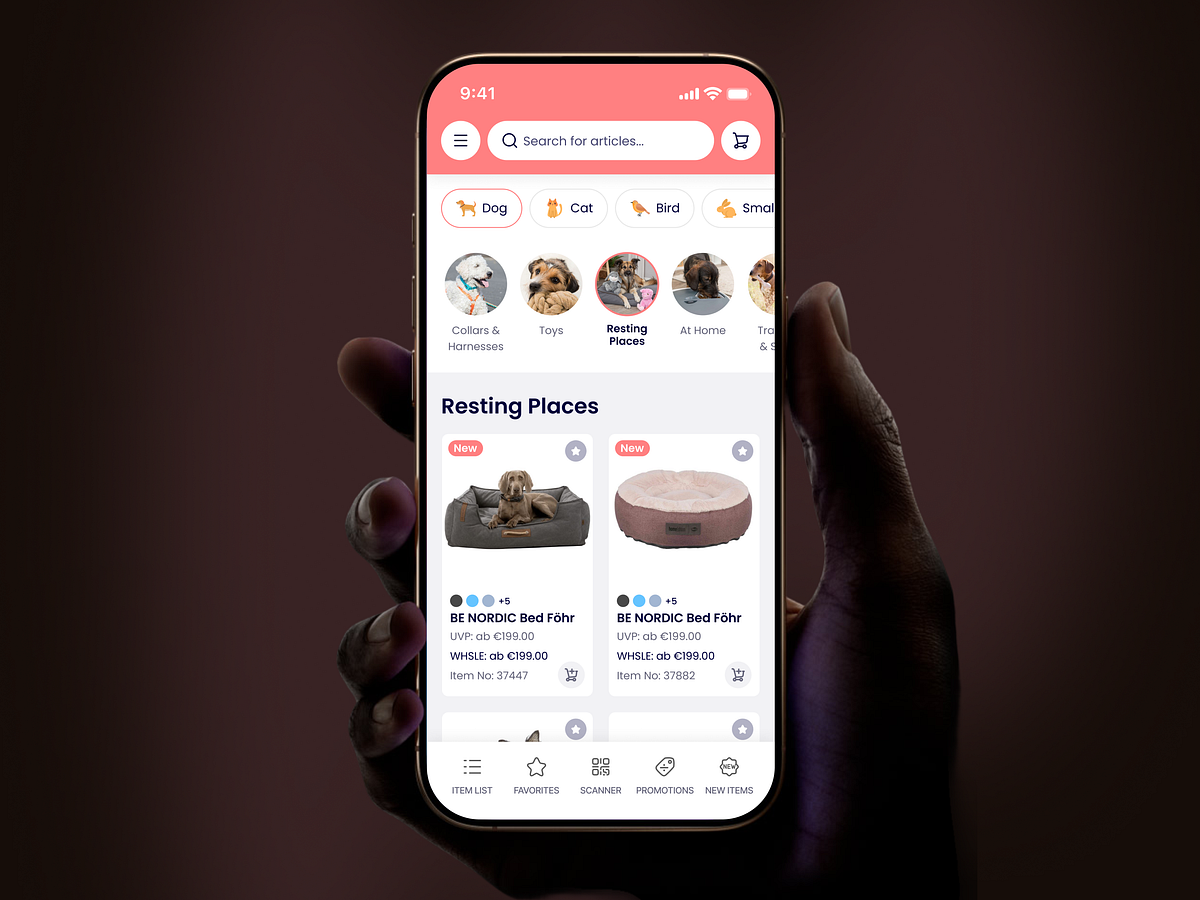 PawMart – Pet Store Mobile App | E-commerce UI Image 0