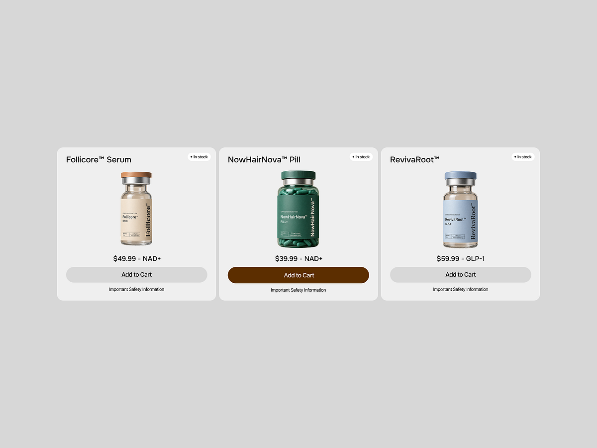 Prolabs - Cosmetics eCommerce Landing Page Design Image 1