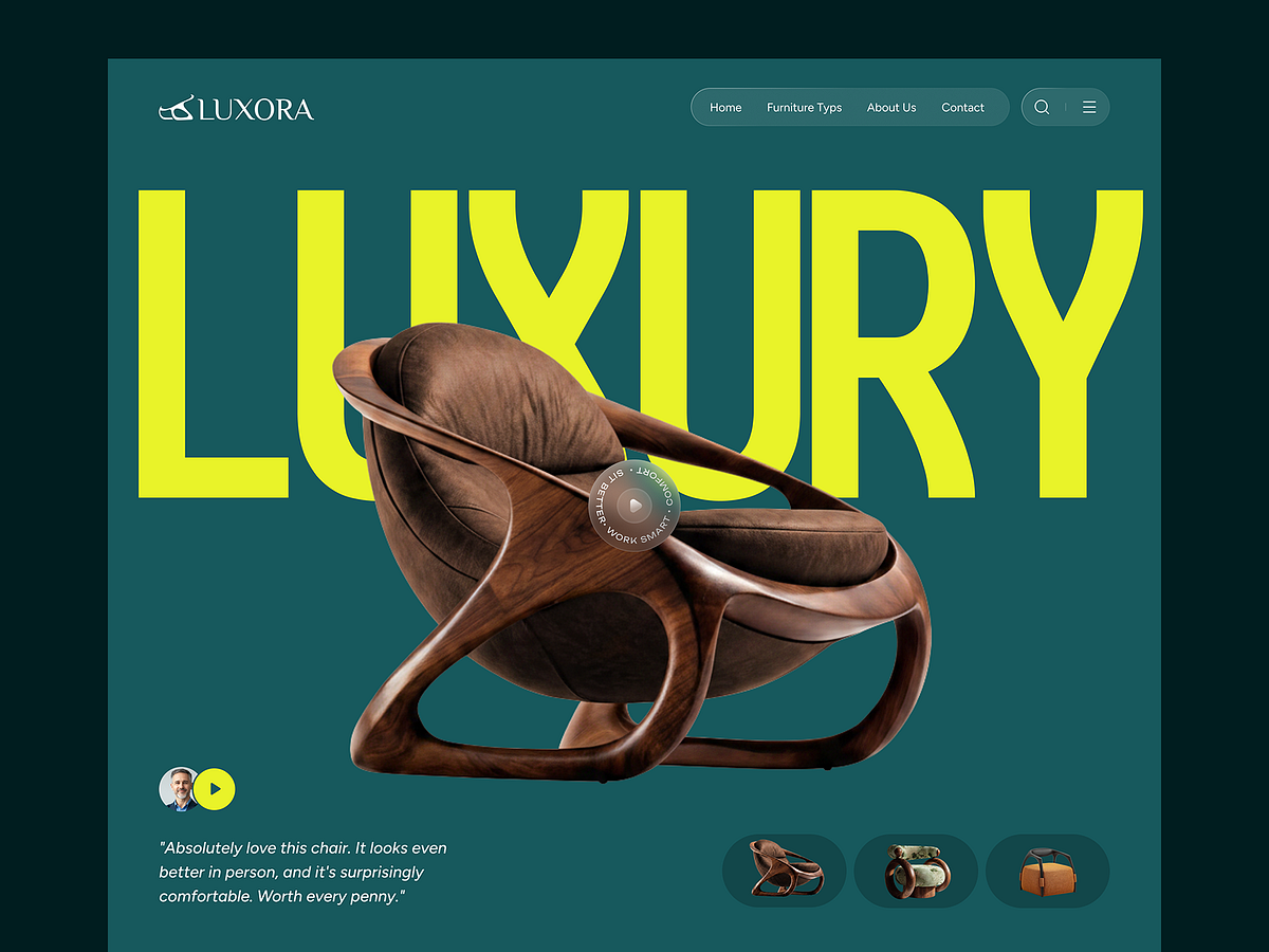 Luxury Furniture eCommerce Website Design
