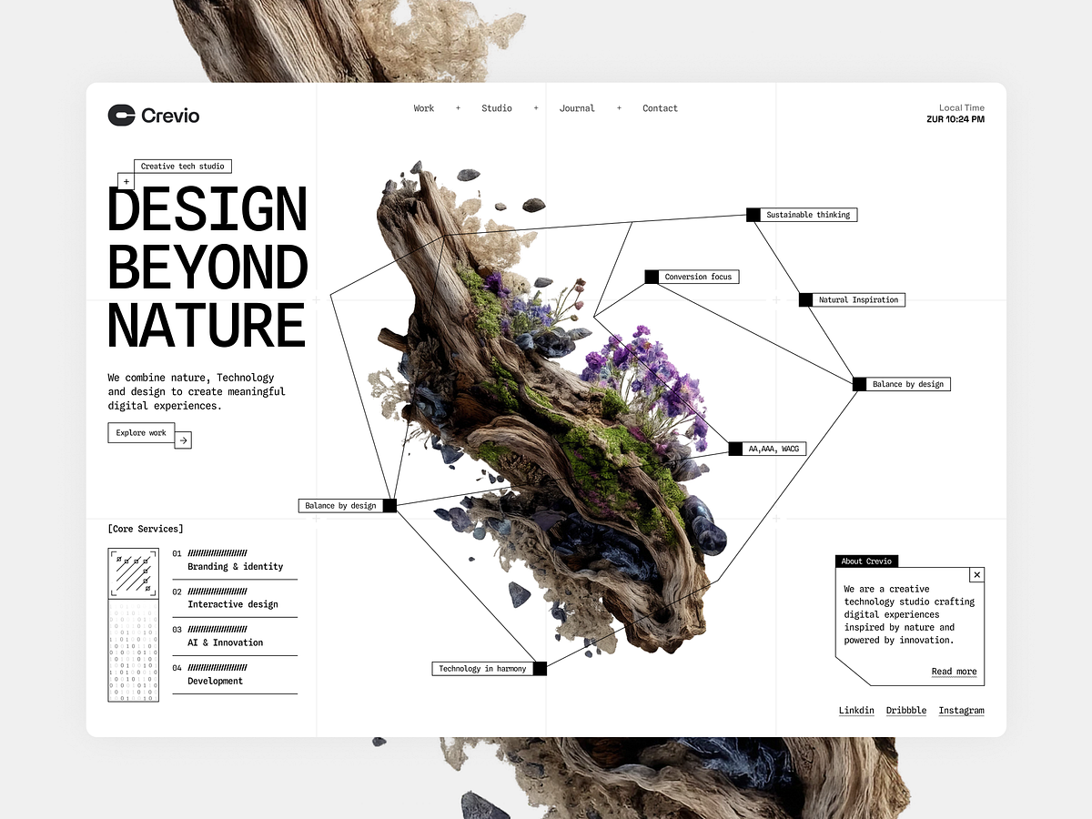 Crevio - Creative Design Agency Website
